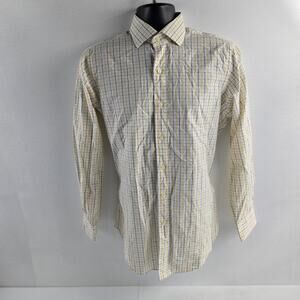 Polo Ralph Lauren dress shirt regent classic 15 32/33 button down 6417 yellow
